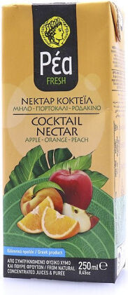 Ρέα Νέκταρ Fresh Πορτοκάλι / Μήλο / Βερίκοκο 250ml