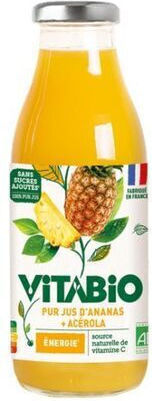 Vitabio Organic Juice Pineapple Sugar Free 500ml 1pcs