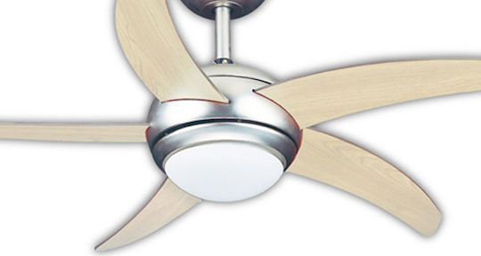 Primo PRCF-80283 Ceiling Fan 110cm with Light Beige / Silver