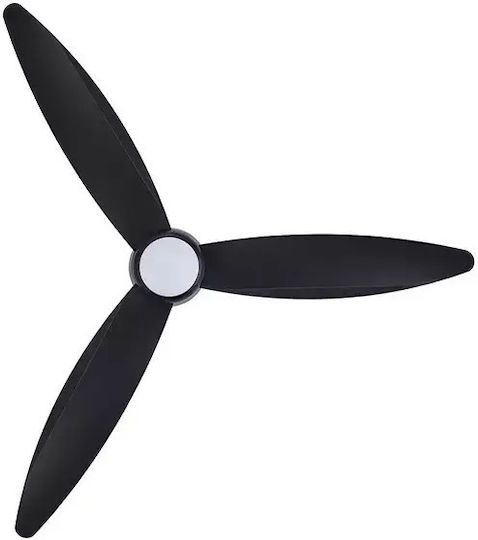 Lucci Air Array Ανεμιστήρας Οροφής 137cm με Φως Μαύρος