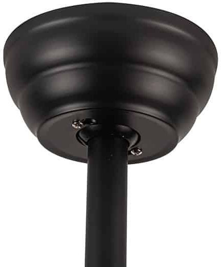Eurolamp 107cm Ceiling Fan with Light Fixture Black