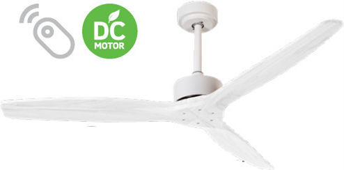 Zambelis Lights Ceiling Fan 132cm White