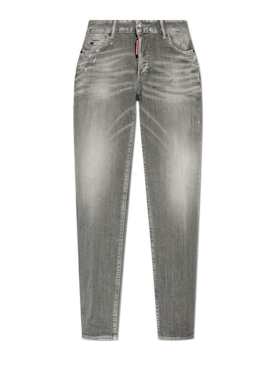 Jennifer Γυναικείο Jean Παντελόνι σε Slim Εφαρμογή Γκρι