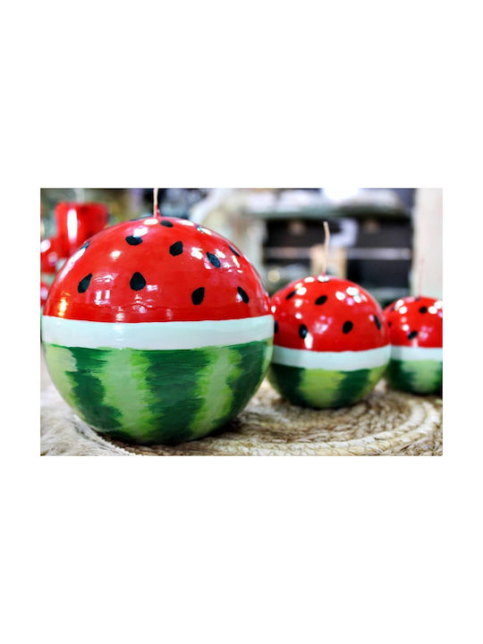Handmade Ball Candle Watermelon 29 Cm