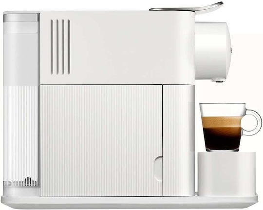 De'Longhi Lattissima One Pod Coffee Machine Nespresso Pressure 19bar with Milk Frother White