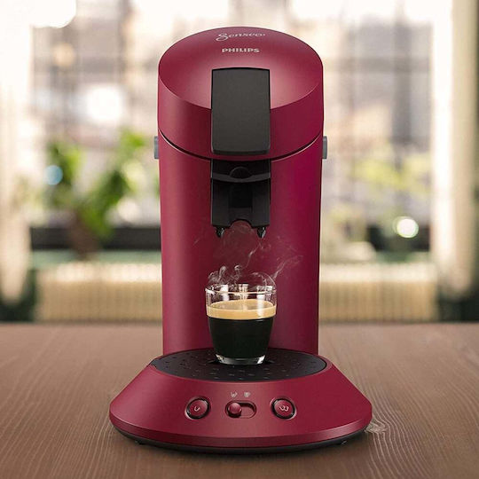 Philips Senseo Original Plus Καφετιέρα για Κάψουλες Senseo Πίεσης 1bar Red