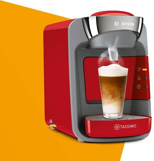 Bosch Suny Kapsel-Kaffeemaschine Tassimo Druck 3.3bar Rot