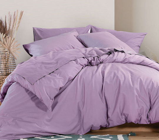 Nef-Nef Homeware Basic Set Față de Pernă cu plic de acoperire Lavanda 52x72cm.