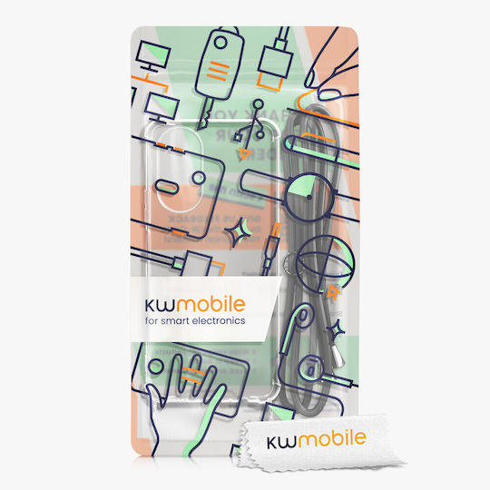 KWmobile Back Cover Silicone with Strap Transparent (Honor X7)