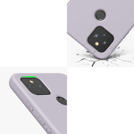 KWmobile Back Cover Silicon Violet (Google Pixel 4a 5G)