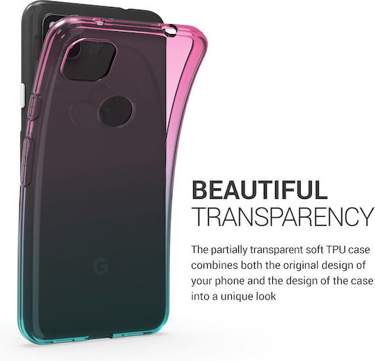 KWmobile Задна корица Силикон Син (Google Pixel 4a 5G)