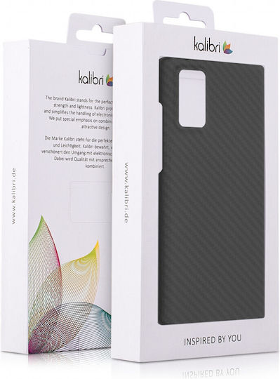 Kalibri Задна корица Aramid Fiber Черен (Galaxy Note 20)