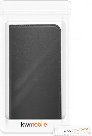 KWmobile Huawei Umschlag Rückseite Synthetisches Leder / Leder Schwarz (Ehre 10)