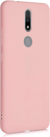 KWmobile Umschlag Rückseite Silikon Rose Gold (Nokia 2.4)