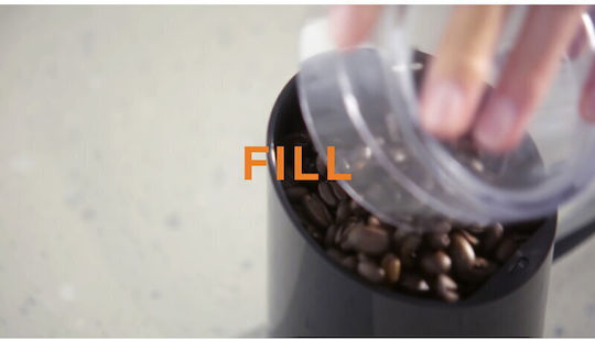 Krups Electric Coffee Grinder 200W for 85gr Beans Black