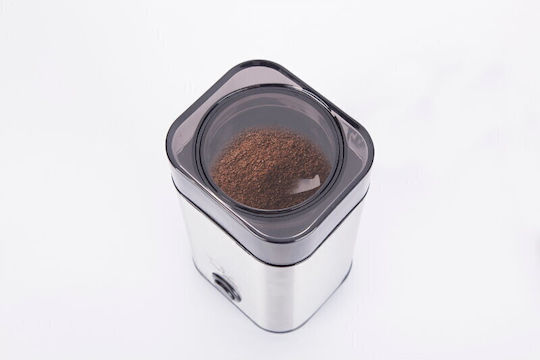 Bella Cucina Electric Coffee Grinder 160W for 55gr Beans Silver