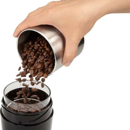 De'Longhi Electric Coffee Grinder 170W for 90gr Beans Black