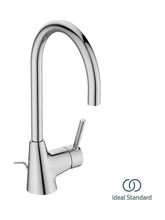 Ideal Standard Ceraline Mixing Tall Sink Faucet Silver