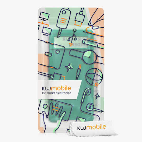 KWmobile Umschlag Rückseite Silikon Grün (Google Pixel 6)