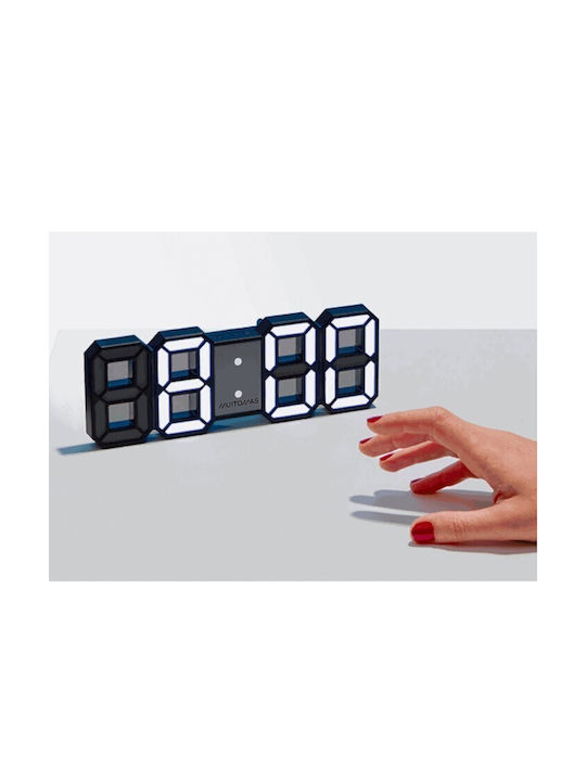 Muitomas Масов Дигитален LED Пластмасов Сив Масов Часовник