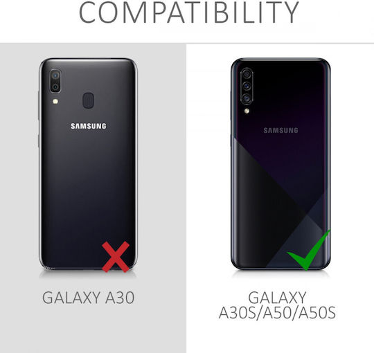 KWmobile Back Cover Σιλικόνης Μπλε (Galaxy A30s)