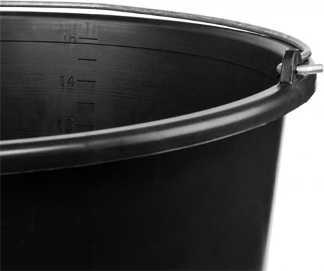Bradas Mop Bucket Plastic Capacity 16lt Black