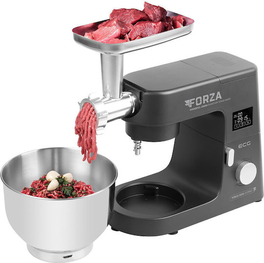 ECG Forza 5500 Scuro FORZA5500 Mixează 1500W cu Vas din Oțel Inoxidabil 6.5lt