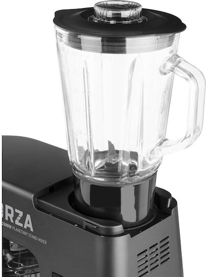 ECG Forza 5500 Scuro FORZA5500 Mixează 1500W cu Vas din Oțel Inoxidabil 6.5lt