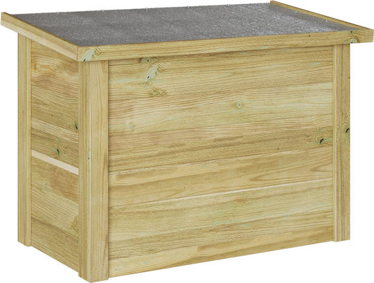 vidaXL Μπαούλο Ξύλινο 44x80x57εκ. Καφέ