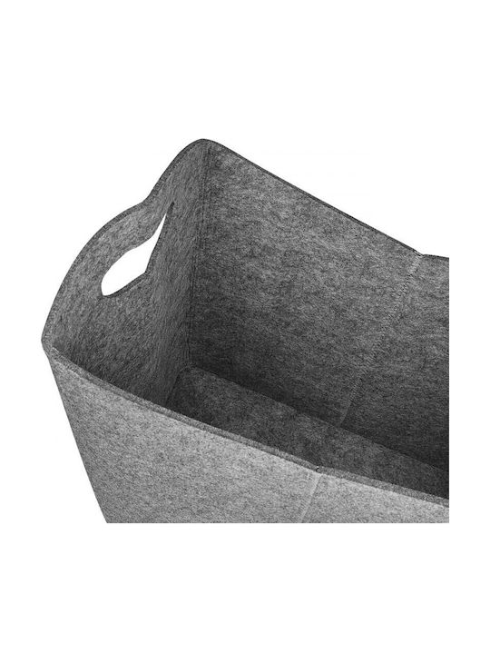 Navaris Stoff Tasche Holzlagerung 40x23x39.5cm