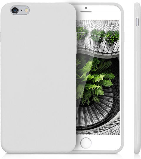 KWmobile Umschlag Rückseite Silikon Weiß (iPhone 6/6s PlusRealme 6 / 6s)