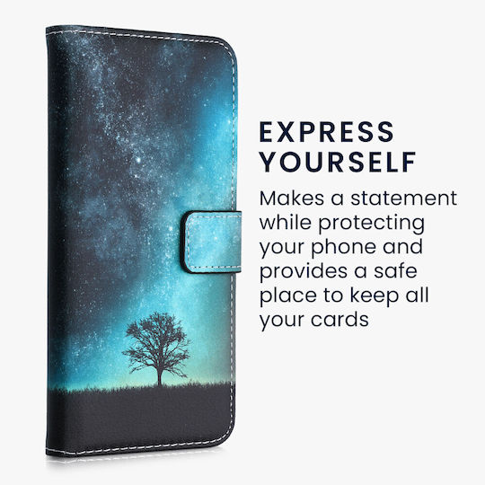 KWmobile Wallet Δερματίνης / Δερμάτινο Πολύχρωμο (Moto G71 5G)