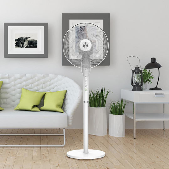 Heinner Ανεμιστήρας Ορθοστάτης 65W με Τηλεχειριστήριο Λευκός