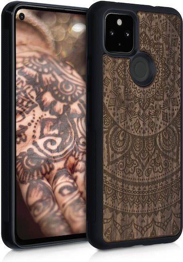 KWmobile Wood Задна корица Дърво Кафяв (Google Pixel 4a 5G)