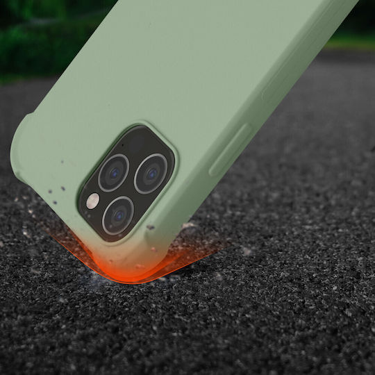 KWmobile Iphone Back Cover Silicone / Plastic with Strap Green (iPhone 12Xiaomi 12 ProRealme 12 Pro)