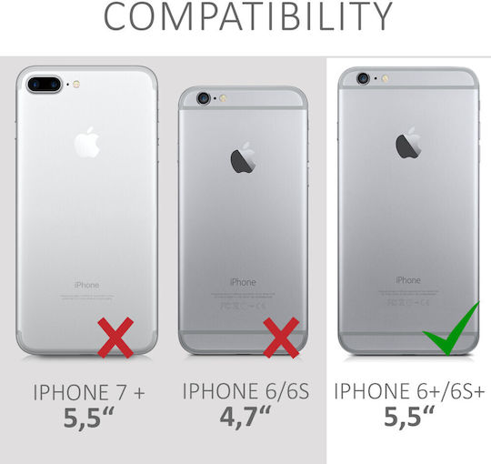 KWmobile Back Cover Silicon Albastru (iPhone 6/6s PlusRealme 6 / 6s)