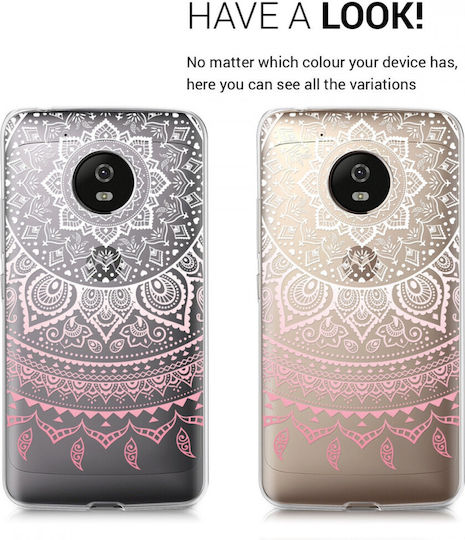 KWmobile Back Cover Σιλικόνης Ροζ (Moto G5)