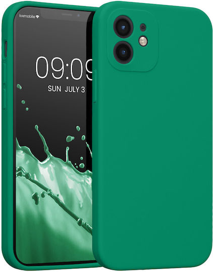 KWmobile Iphone Back Cover Σιλικόνης Πράσινο (iPhone 12Xiaomi 12 ProRealme 12 Pro)