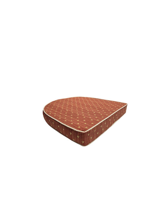 Politishome Garden Chair Cushion Horseshoe Terracotta 44x45cm