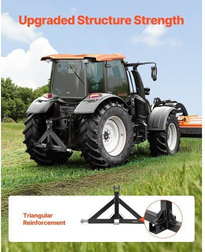Vevor 3-Punkt 2" Bootsanhänger-Anhängerkupplung Schnellkupplungsadapter 3000lbs Tragfähigkeit