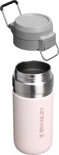 Stanley Quick Flip Bottle Thermos Stainless Steel BPA Free 470ml White