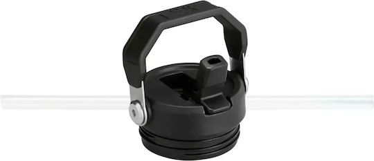 Stanley Iceflow Flip Straw Μπουκάλι Θερμός Πλαστικό BPA Free 1.06lt Black με Καλαμάκι