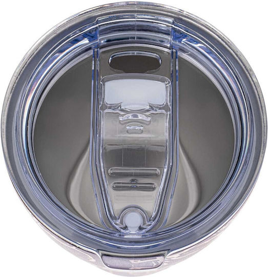 Polo Glass Thermos Stainless Steel 350ml Gray