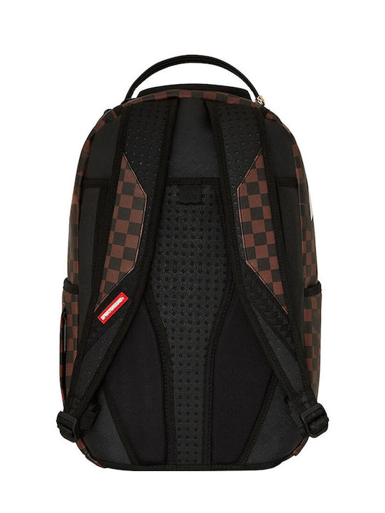 Sprayground DLXSV Σχολική Τσάντα Πλάτης Γυμνασίου - Λυκείου Καφέ