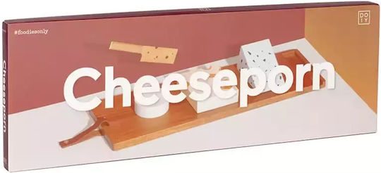 Cheeseporn Wooden Serving Platter Long Cheese Knife 50x17x15cm