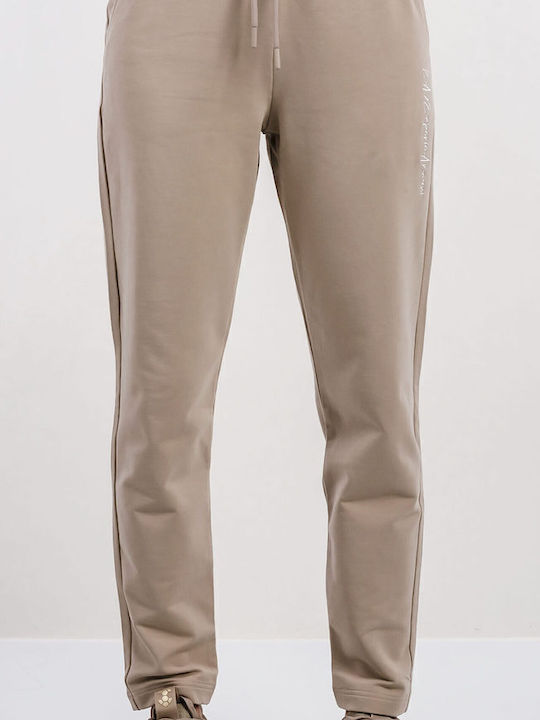 Damen Stoff Hose Beige