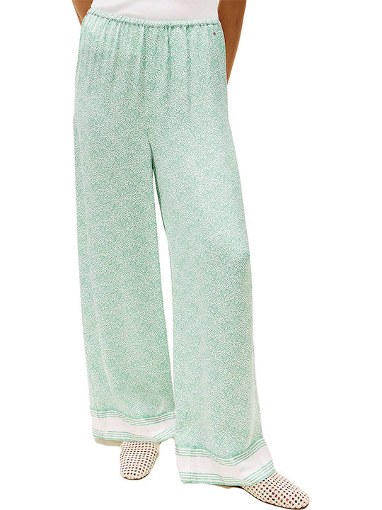 Γυναικείο Υφασμάτινο Παντελόνι Light Green