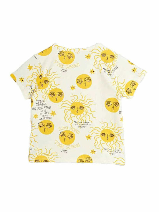 Mini Rodini Kinder-T-Shirt Gelb
