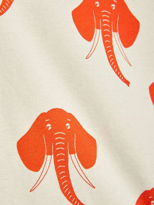 Παιδικο T-shirt Elephants Aop Ss Tee 2222012011 Offwhite