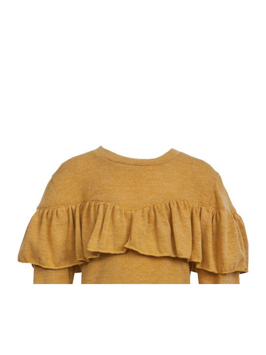 M&B Kid's Fashion Детска блуза Дълъг ръкав горчица